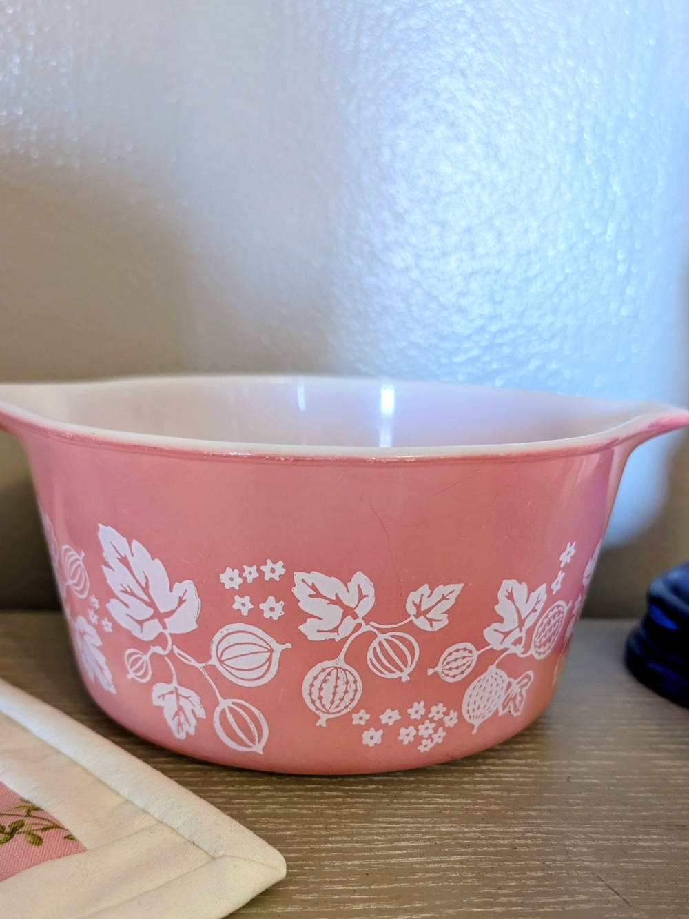 Vintage Pink Gooseberry Pyrex